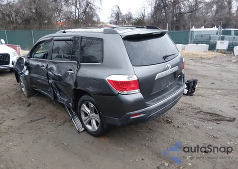 2012 Toyota Highlander Limited V6 из США, поврежденный, VIN 5TDDK3EH8CS101848